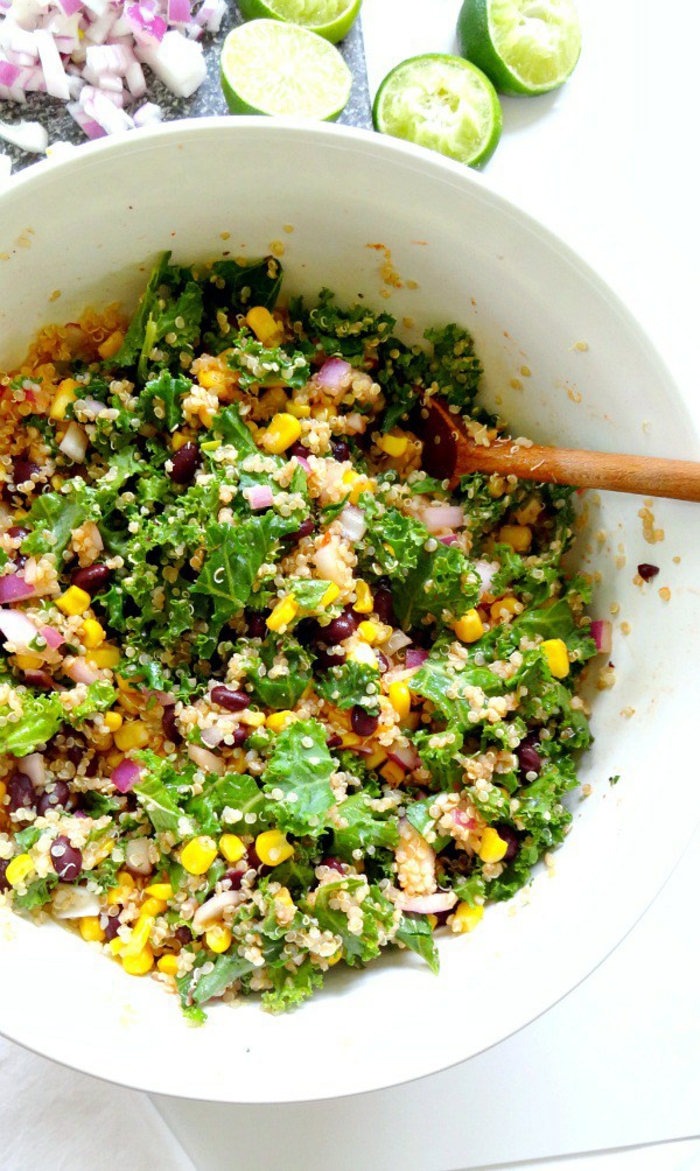 Salata idei salata sanatoasa de mancare quinoa