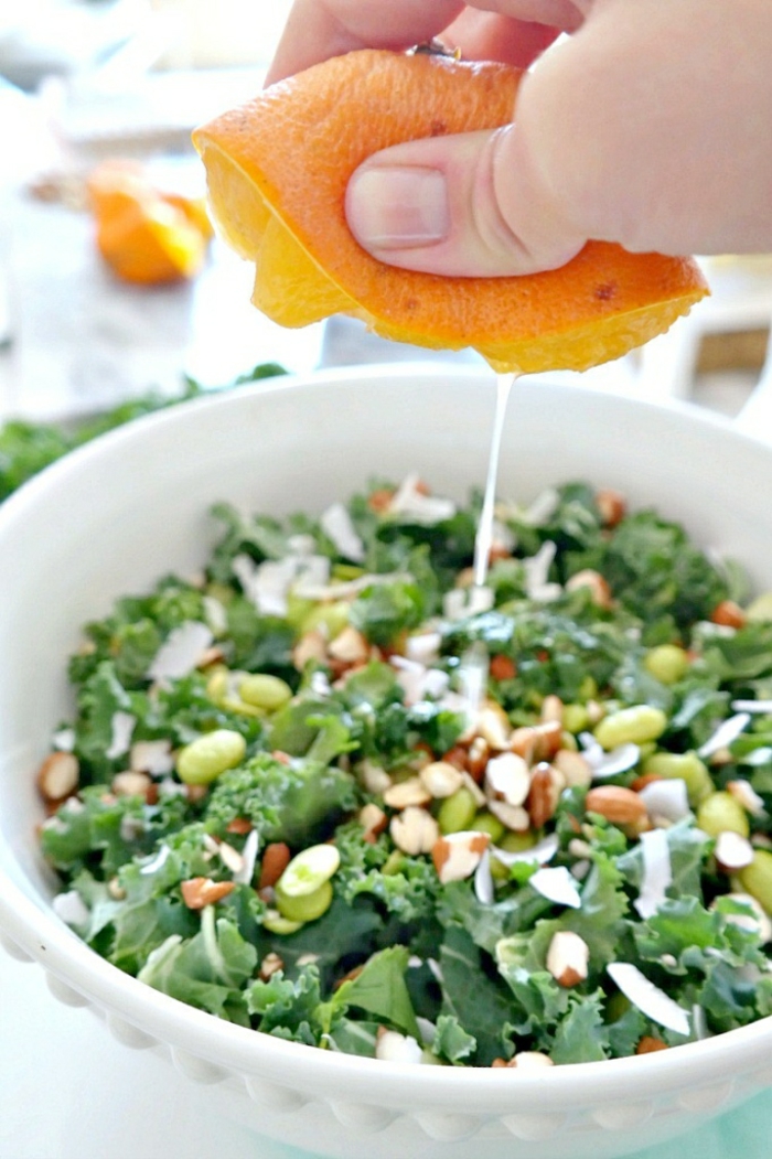 Salata idei sanatoase dieta salata güner cu seminte si suc de portocale
